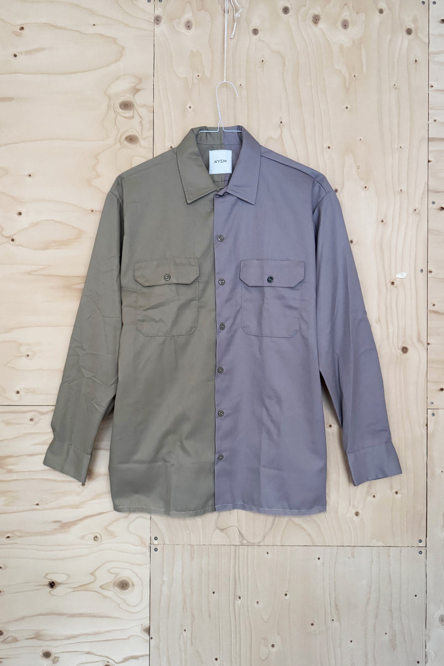 Shirt - Khaki & Grey