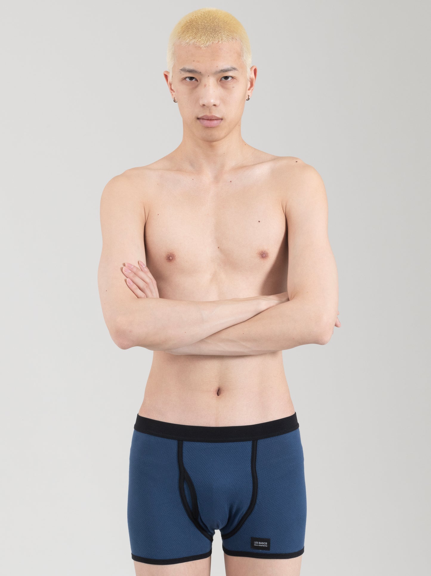 Le Boxer Brief Black & Navy