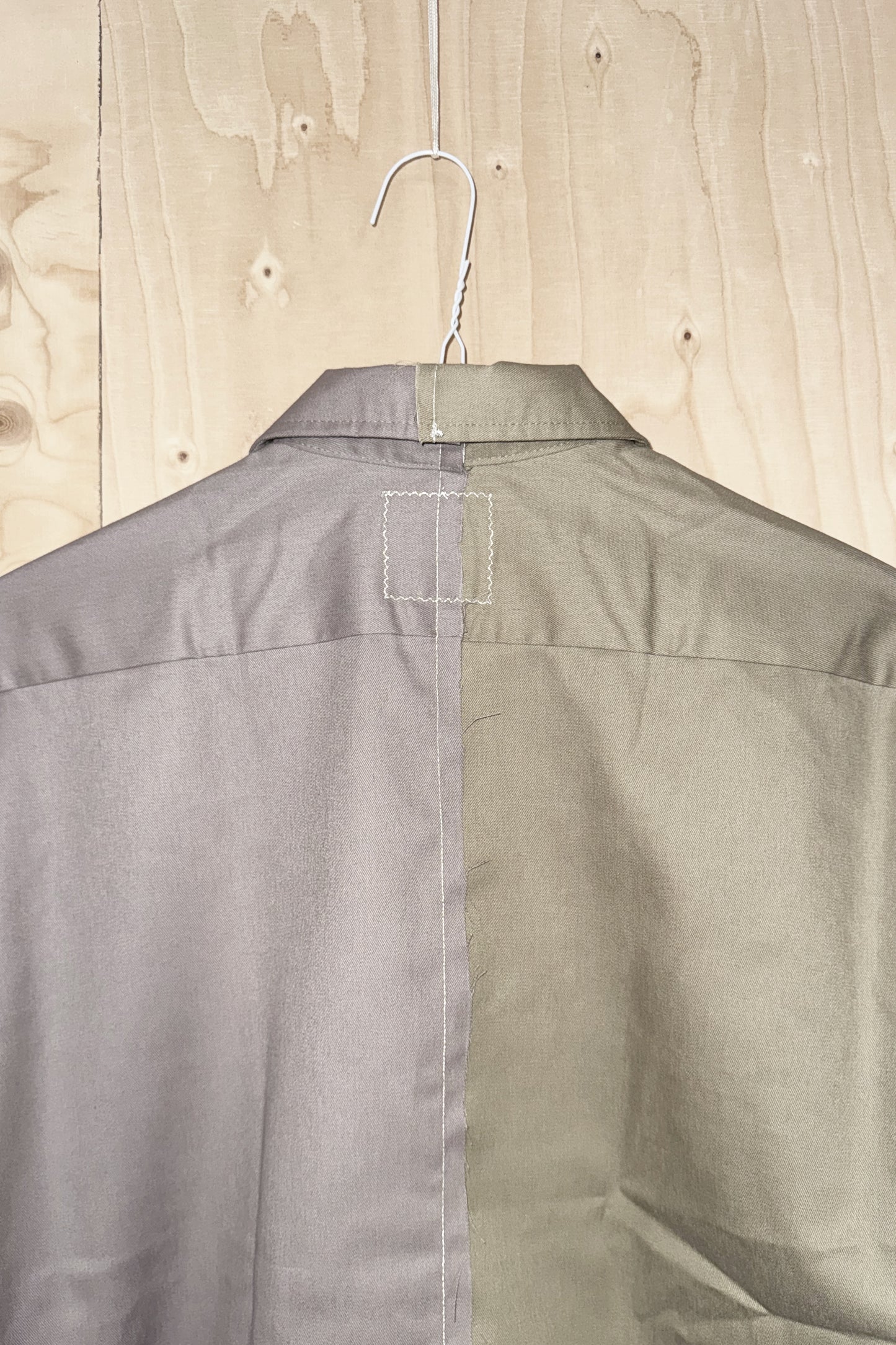 Shirt - Khaki & Grey