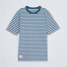 Load image into Gallery viewer, Le Crew Tee Navy/White Stripe
