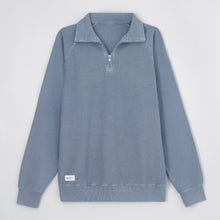 Load image into Gallery viewer, Le Zip Sweat Cornflower
